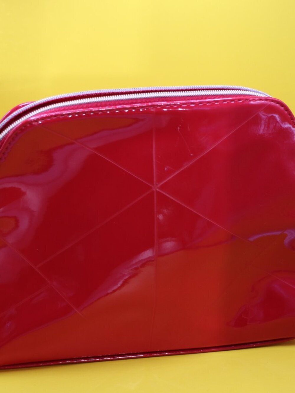 YSL Beaute' Patent Red Cosmetic Pouch